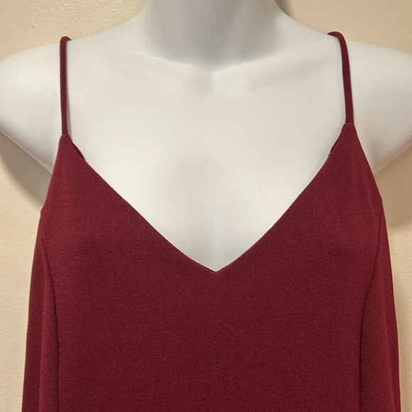 Lulu’s Forever Your Girl Maroon Wine  Bodycon Dress - Picture 5 of 11